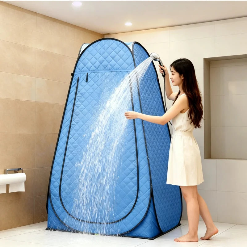 Portable Thermal Camping Tent Waterproof Changing Room Winter Shower Toilet Ice Fishing Outdoor Shelter 1.2 × 1.9m