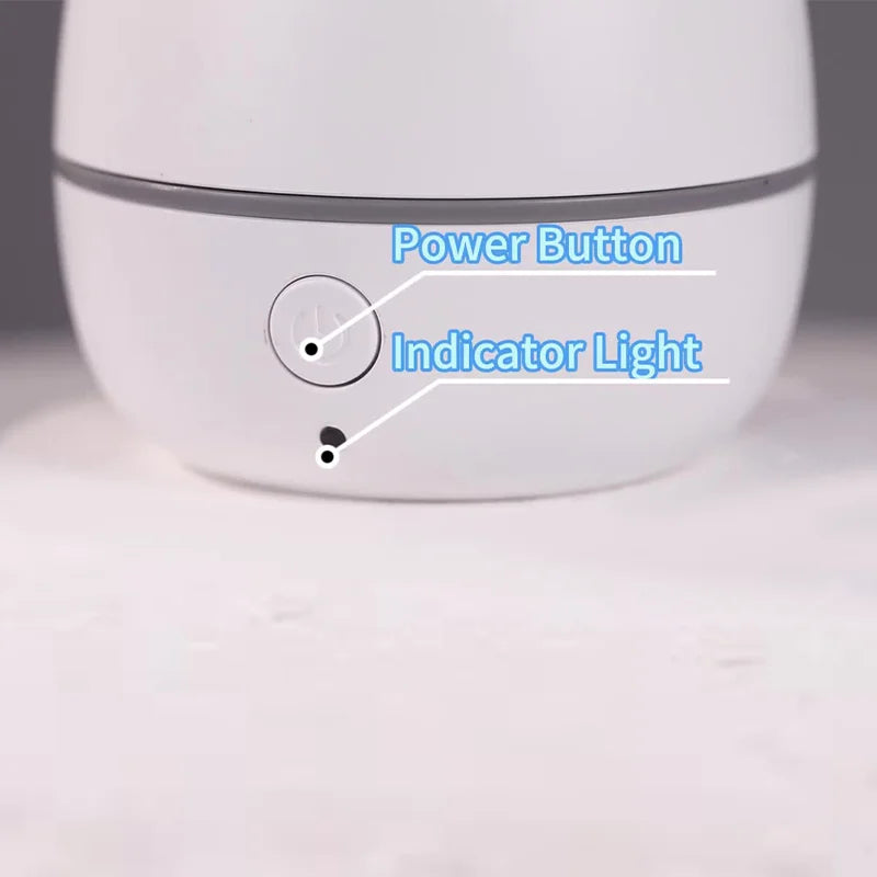 Portable Pacifier Sterilizer Box Rechargeable Travel Baby Pacifier Disinfection Cleaner USB Charging White 180 Seconds