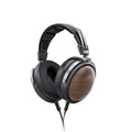 Wired Over Ear Headphones Closed-Back with Fibre Composite Drivers and Walnut Ear Cups Black Wood