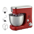 5L Stainless Bowl Electric Stand Mixer Food Blender Egg Whisk Cream Beater Cake Dough Kneading Machine Red AU Plug