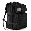 50L Waterproof Tactical Outdoor Backpack Nylon Hiking Camping Trekking Sports Fishing Hunting Rucksack Black 32 × 28 × 48cm
