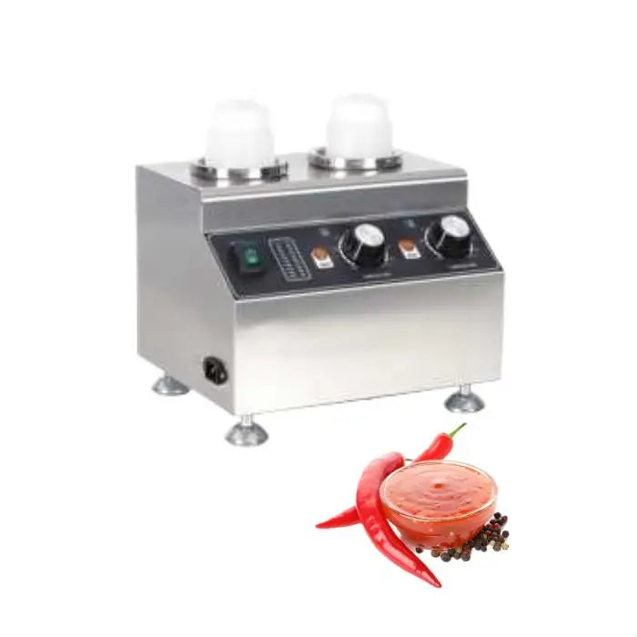 Electric Sauce Warmer Stainless Steel 3 Hole Food Warmer with Precise Temperature Control for Commercial Kitchens