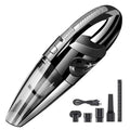 Cordless Handheld Vacuum Cleaner Powerful Cyclone Suction Rechargeable Car Home Cleaner Quick Charge Pet Hair Black