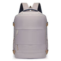 Boarding Travel Backpack Airline Approved Carry On Bag Compatible with Ryanair EasyJet Wizz Air Budget Flight Backpack Gray 30×20×40cm