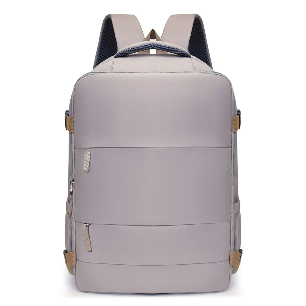 Boarding Travel Backpack Airline Approved Carry On Bag Compatible with Ryanair EasyJet Wizz Air Budget Flight Backpack Gray 30×20×40cm
