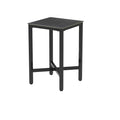 Bar Table 70x70x105cm Square Top Kitchen Table Restaurant Pub or Club Black