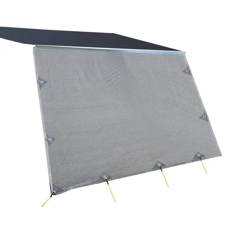 Caravan Awning Annexe Privacy screen 3.7x1.95m For Outdoor Travel, Garden, Balcony Grey