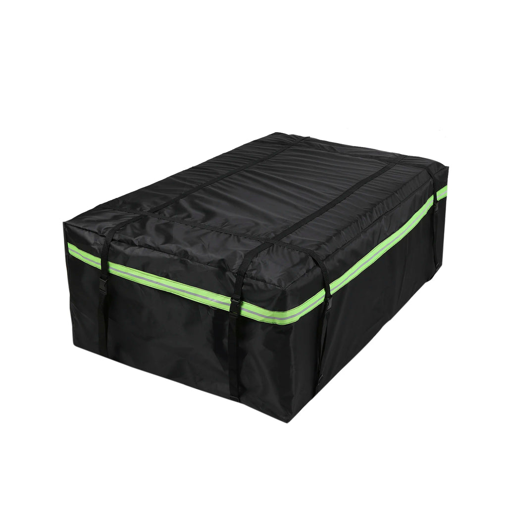 Waterproof Car Roof Cargo Bag 135L Travel Luggage Carrier Storage Cube with Reflective Strip Camping Bag Black 135×80×45cm