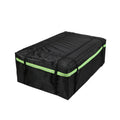 Waterproof Car Roof Cargo Bag Travel Luggage Carrier Storage Cube with Reflective Strip Camping Bag Black 112×90×45cm