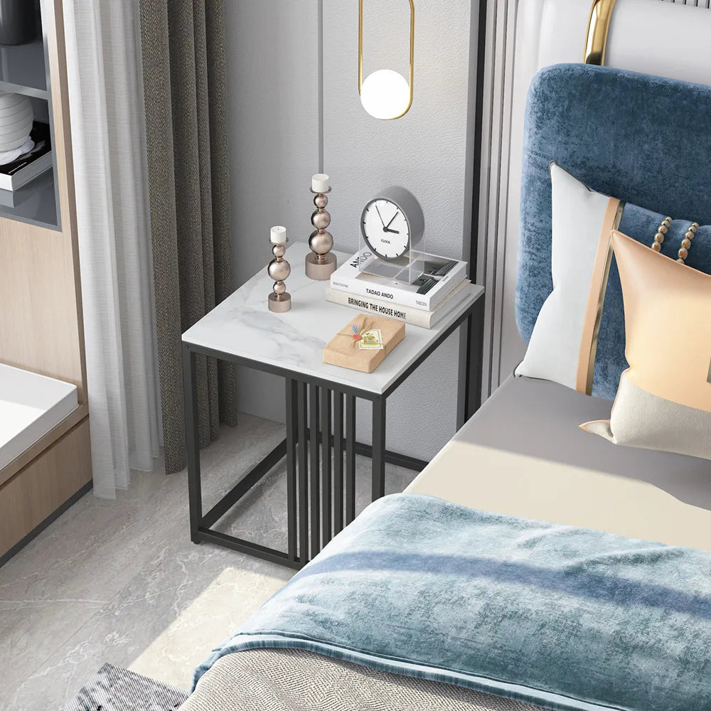 Console Table with Storage Shelf Entryway Sofa Table Narrow Hall Table Modern Living Room Furniture Design White 40x40x45cm