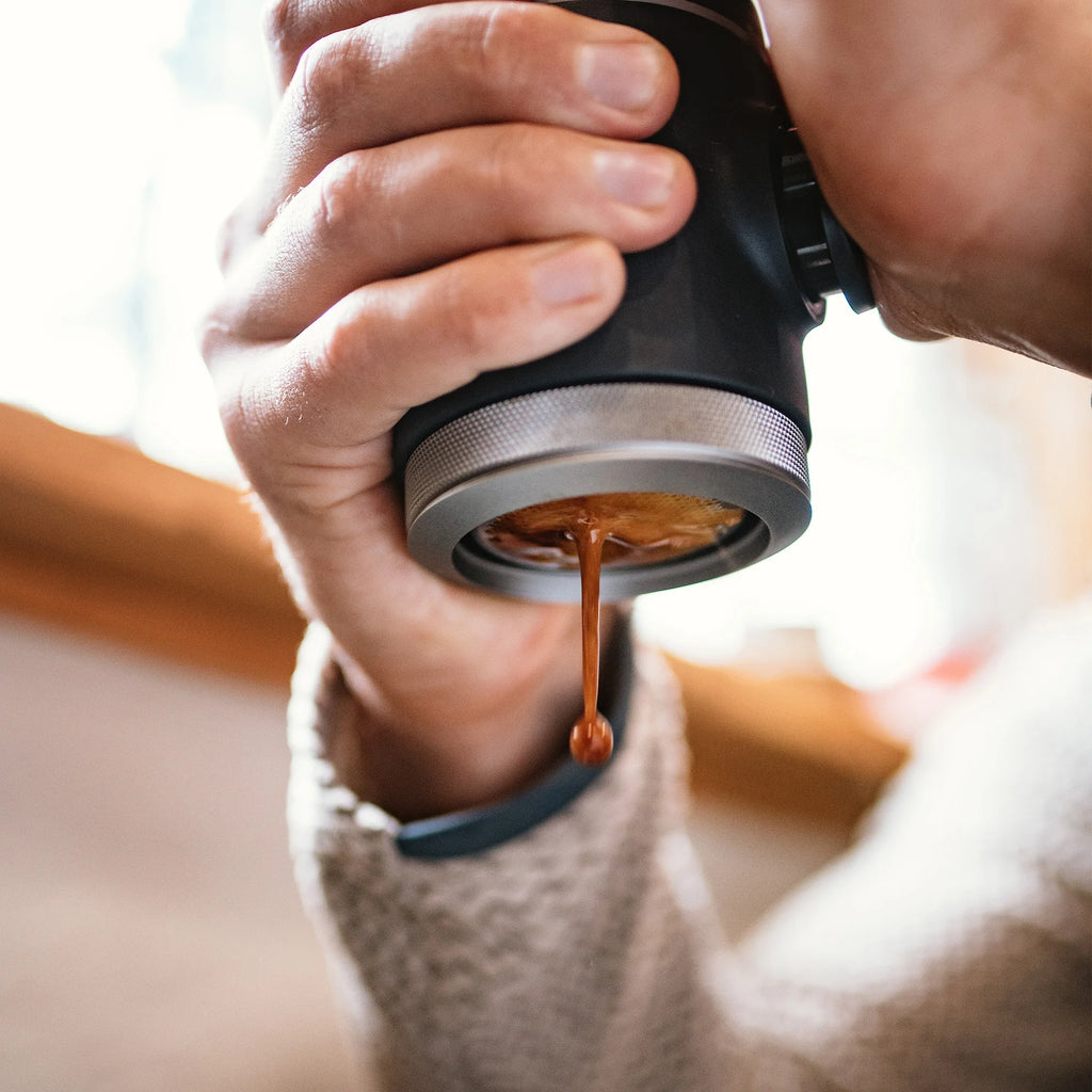 Portable Espresso Maker 18 Bar Manual Coffee Machine for Travel and Camping Picopresso 10.6 × 7.8 × 7.1cm