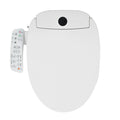 Smart Toilet Seat Electric Bidet with Automatic Wash, ABS Soft Close Lid 220V White Smart Toilet Cover