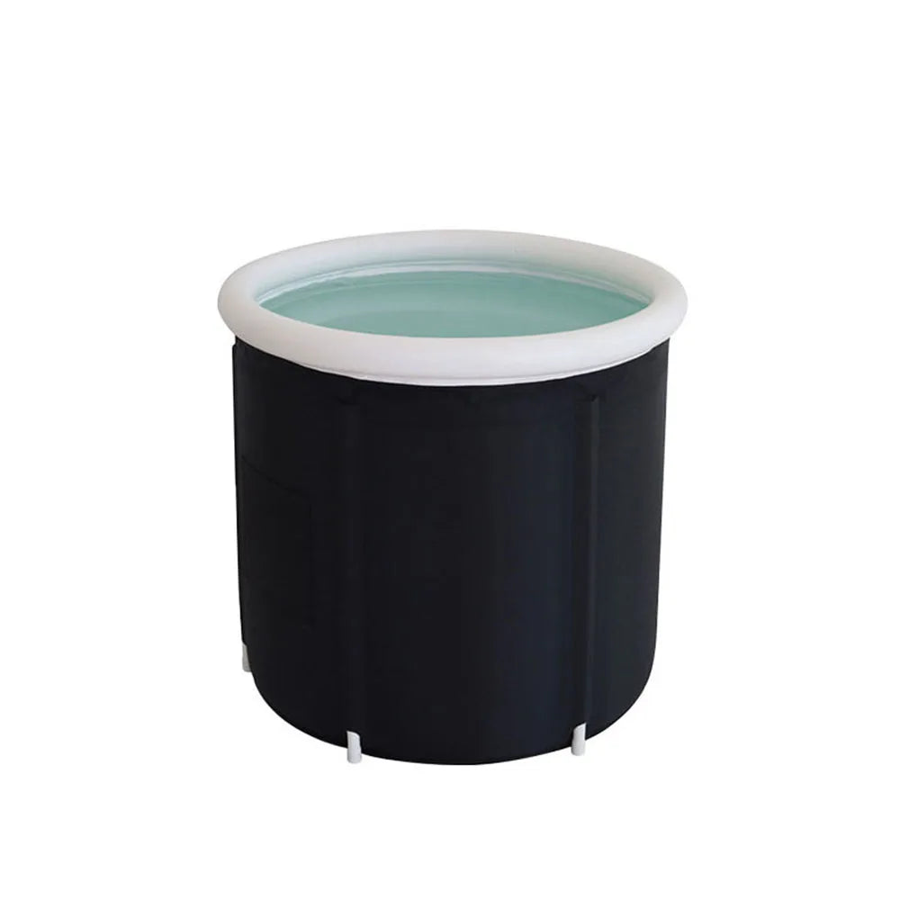 Portable Ice Bath Collapsible Bathtub Large Adult Cold Plunge Tub Outdoor Water Therapy Inflatable Bath Bucket