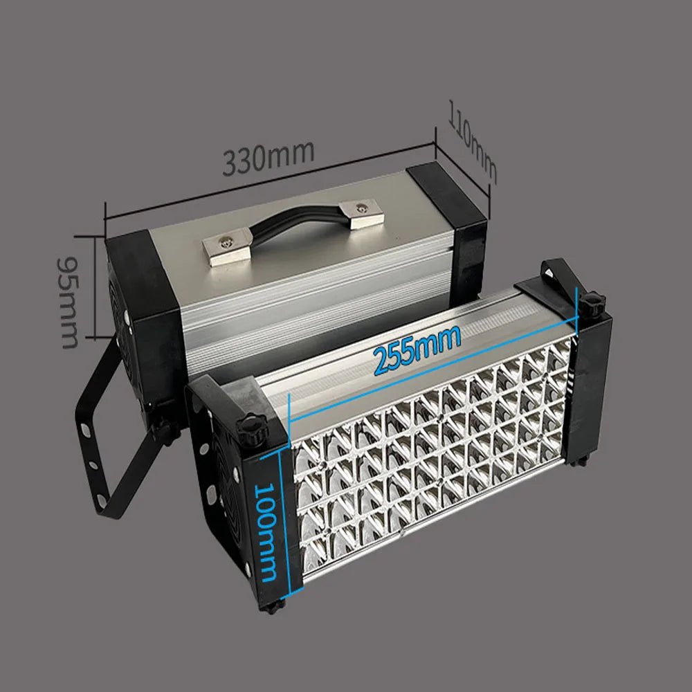 UV Curing Lamp 600W 395nm Portable LED Light for Adhesive Resin Ink Curing Glass Repair and Fluorescence Detection