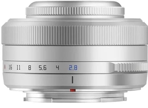 27mm F2.8 Autofocus Camera Lens APS-C Prime Lens with STM Motor for Fujifilm X Mount Silver
