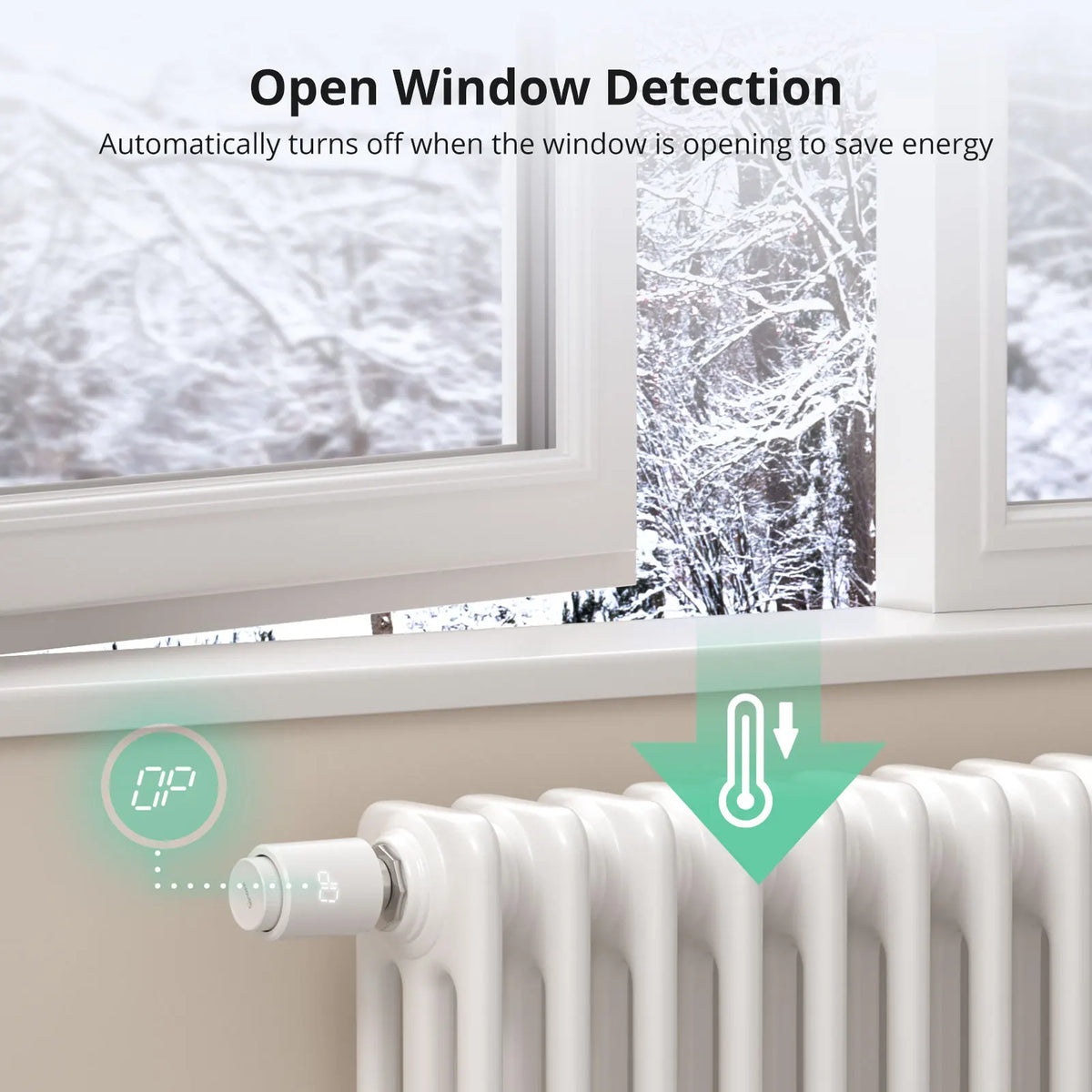 Smart Thermostatic Radiator Valve Home Heating Frost Protection Remote Group Control eWeLink Alexa Compatible ZBBridge-P
