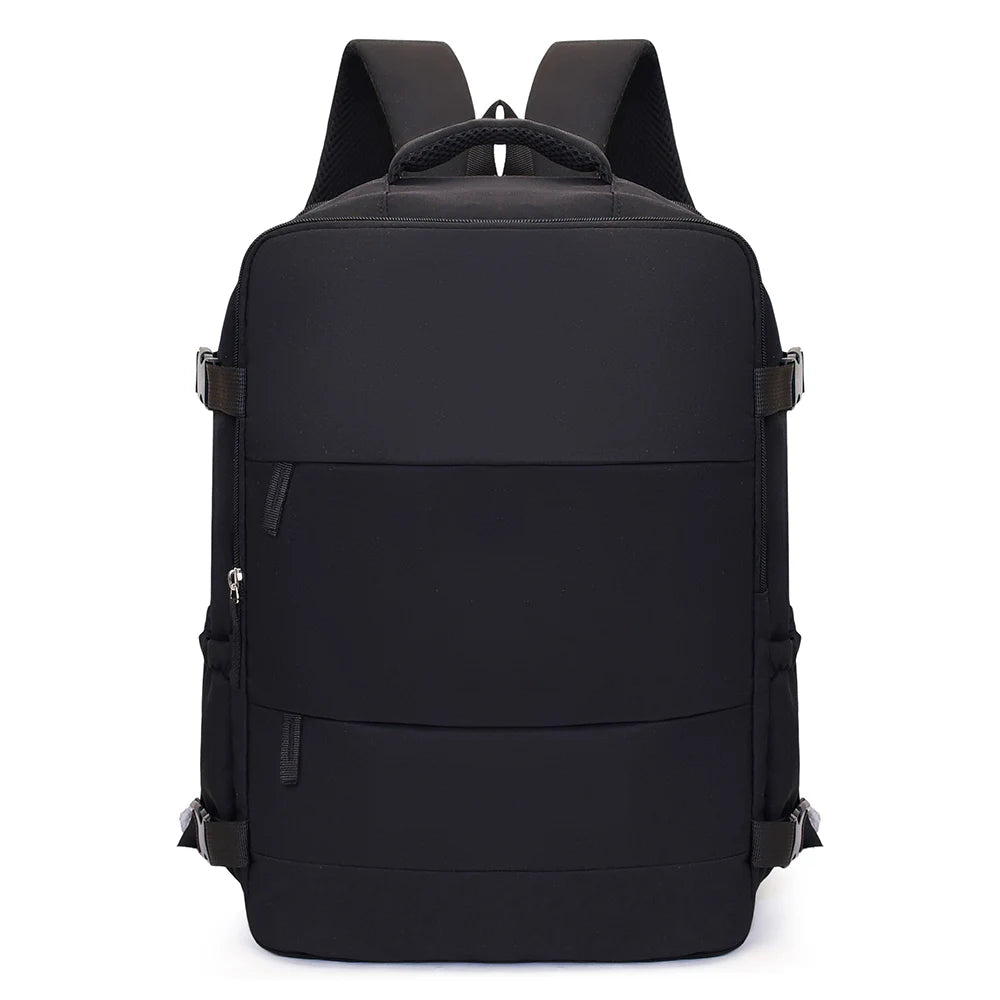 Boarding Travel Backpack Airline Approved Carry On Bag Compatible with Ryanair EasyJet Wizz Air Budget Flight Backpack Black 30×20×40cm