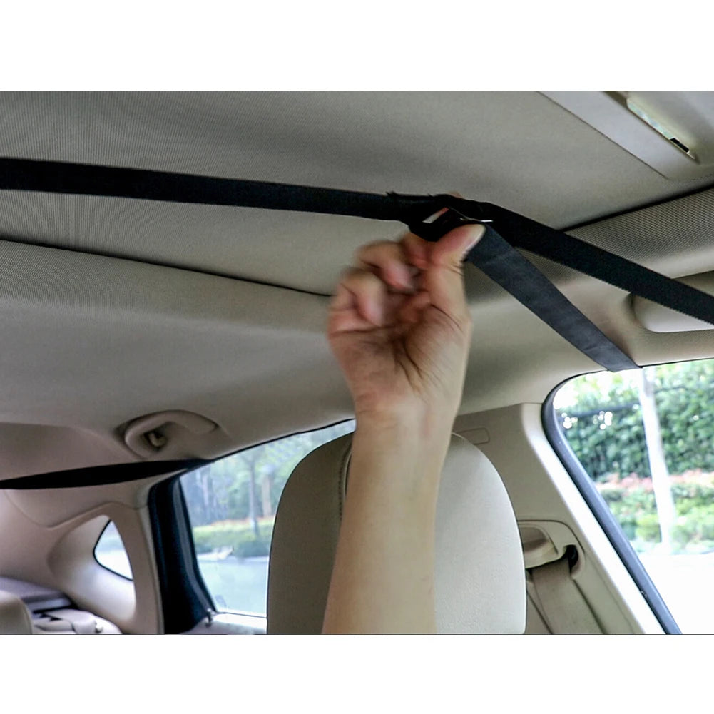 Padded Soft Car Roof Rack Cross Bar Luggage Carrier Rail Space Saving Roof Top Rack Protection Load Capacity 75kg 1 Piece