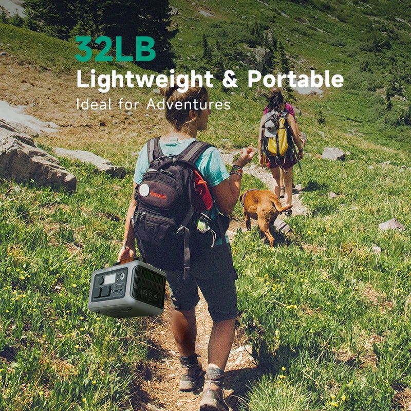 600W Portable Power Station 299Wh LiFePO4 Solar Generator 1200W Surge AC Outlets Camping RV Home Backup AU