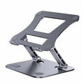 Adjustable Aluminum Alloy Laptop Tablet Stand Portable Folding Cooling Holder Support Desk Stand up to 43cm Laptop Grey N16