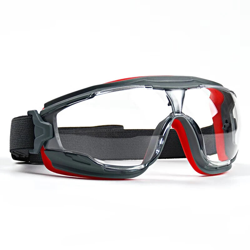GA501 Protective Goggles Anti Fog Safety Glasses Anti Shock Riding Sport Labor Protection Airsoft Eyewear Clear 1PC