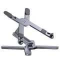 Foldable Laptop Stand 360° Rotation Aluminum Alloy Notebook Holder Portable Tablet Bracket Cooling Heat Dissipation Gray