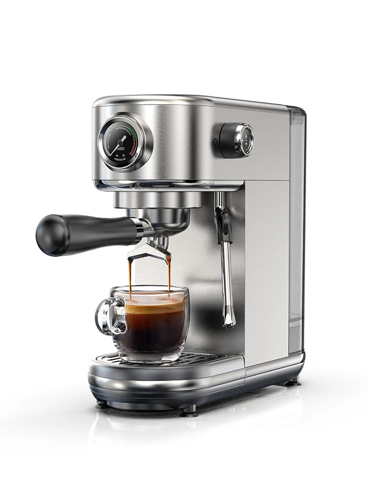 20 Bar Espresso Coffee Machine Semi Automatic Cappuccino Maker with Adjustable Temperature AU Plug H10B