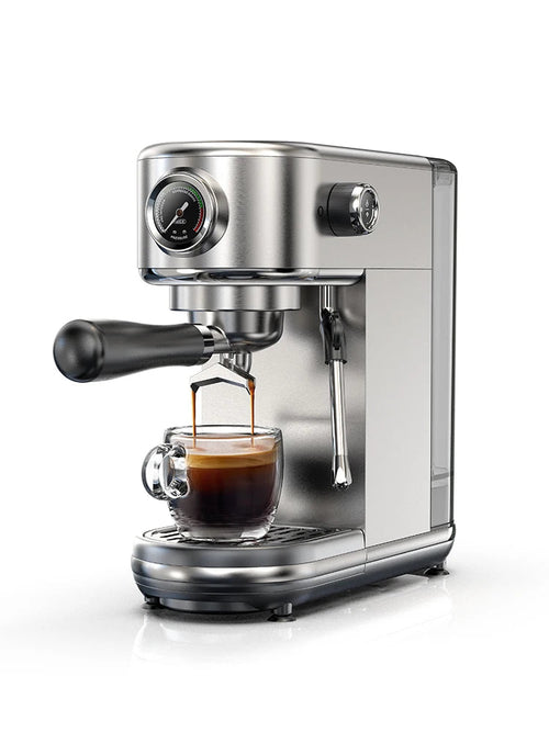 20 Bar Espresso Coffee Machine Semi Automatic Cappuccino Maker with Adjustable Temperature AU Plug H10B
