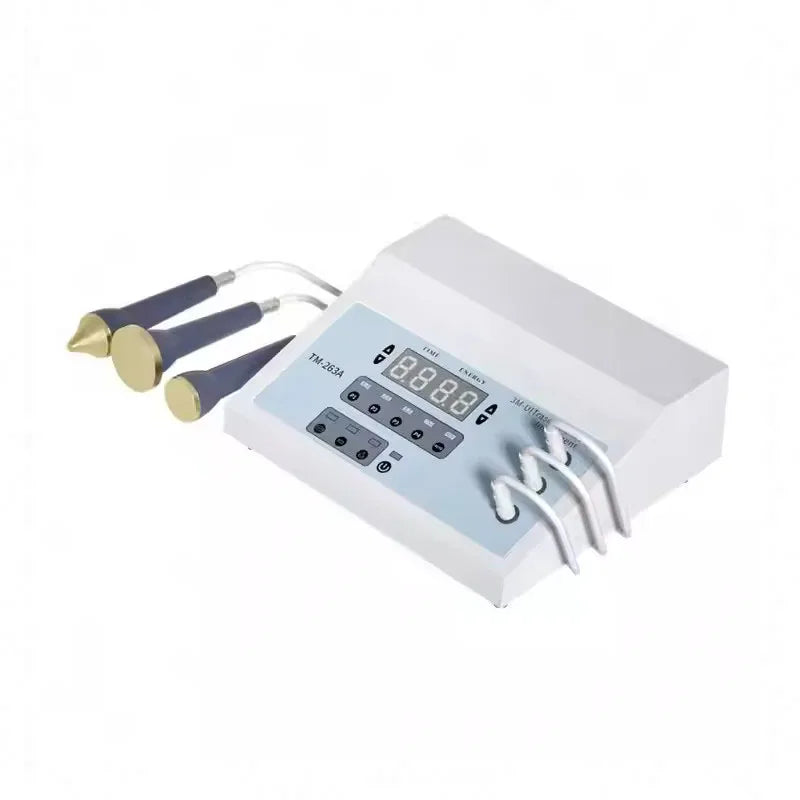 Ultrasonic Beauty Machine Portable Face & Body Device with 1MHz, 3MHz and 3 Probes 110V