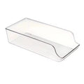 1 Tier Soda Can Dispenser Refrigerator Organizer Stackable Drink Storage Bin Clear Plastic Fridge Organizer Rack Beverage Holder