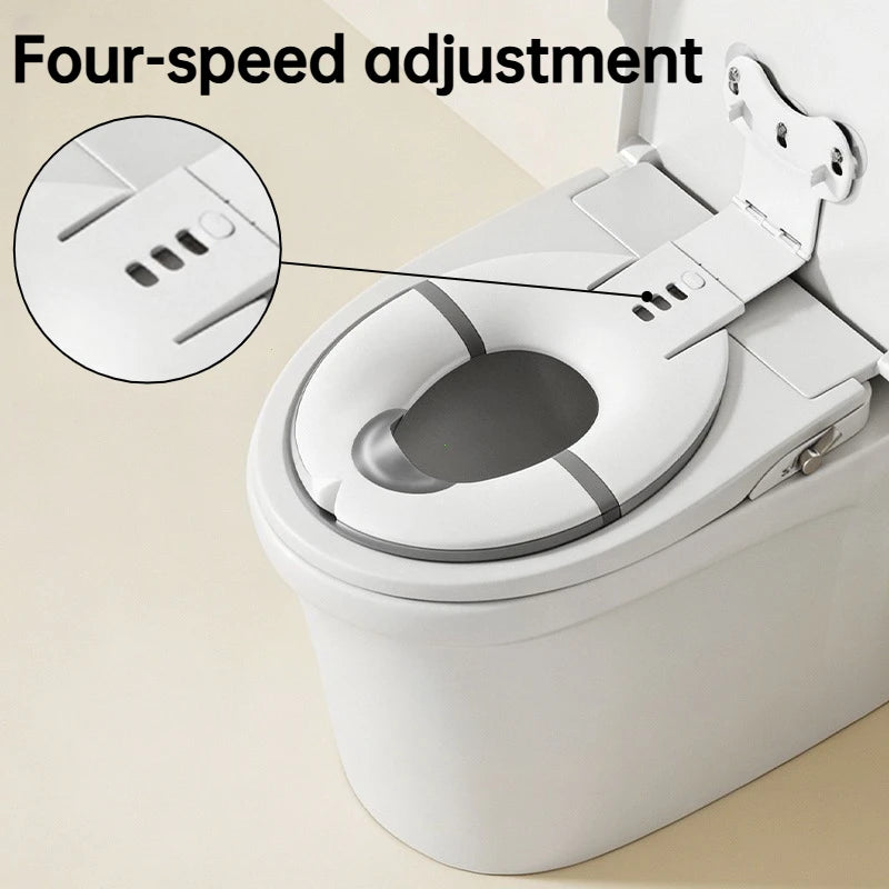 Foldable Toddler Toilet Seat Portable Potty Training Seat with Urine Barrier Universal Family Toilet Seat Suction Cups