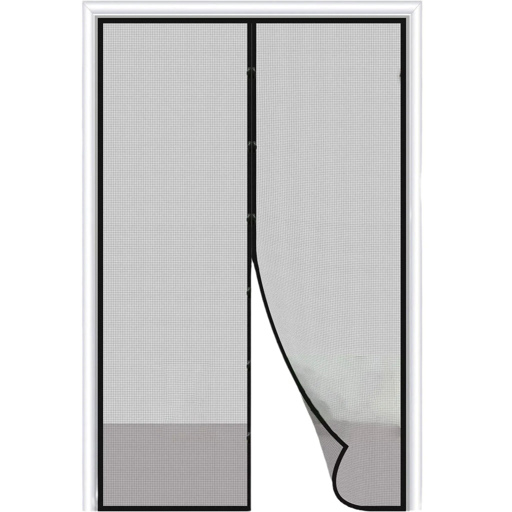 Door Curtain Fly Screen Door Hands-Free Self-Closing Anti-Bug Insect Indoor 120x210cm