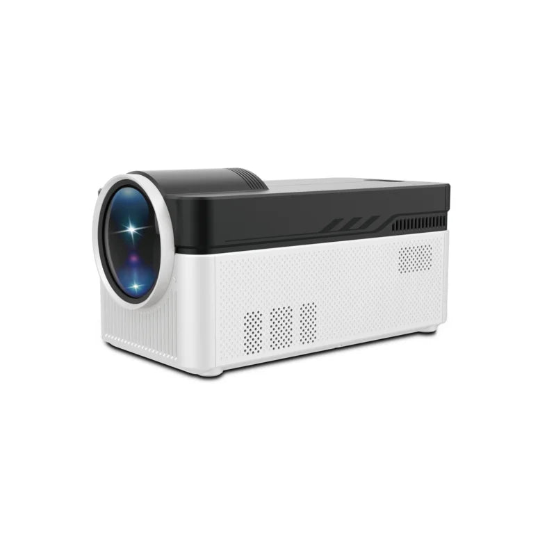 2025 Ultra Short Throw Home Theater Video Projector 4K 1080P Auto Focus 900 Lumens LED & LCD Black White + Black 29.5x14.5x14.7cm