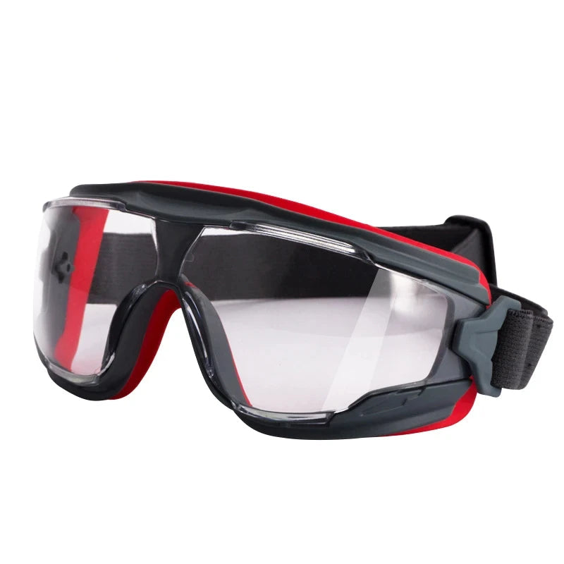 GA501 Protective Goggles Anti Fog Safety Glasses Anti Shock Riding Sport Labor Protection Airsoft Eyewear Clear 1PC