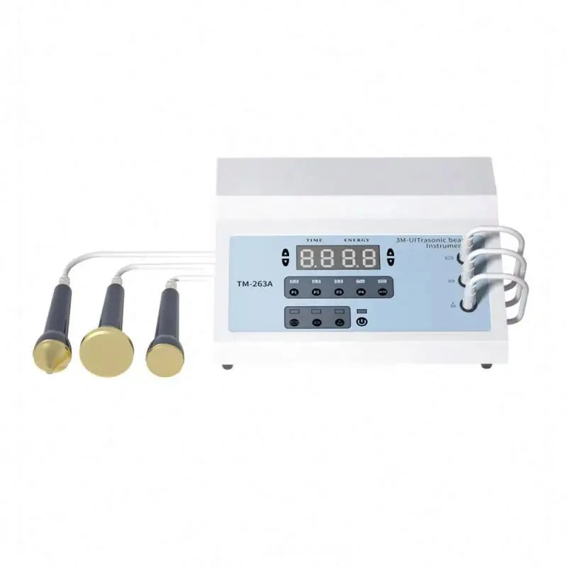 Ultrasonic Beauty Machine Portable Face & Body Device with 1MHz, 3MHz and 3 Probes 220V
