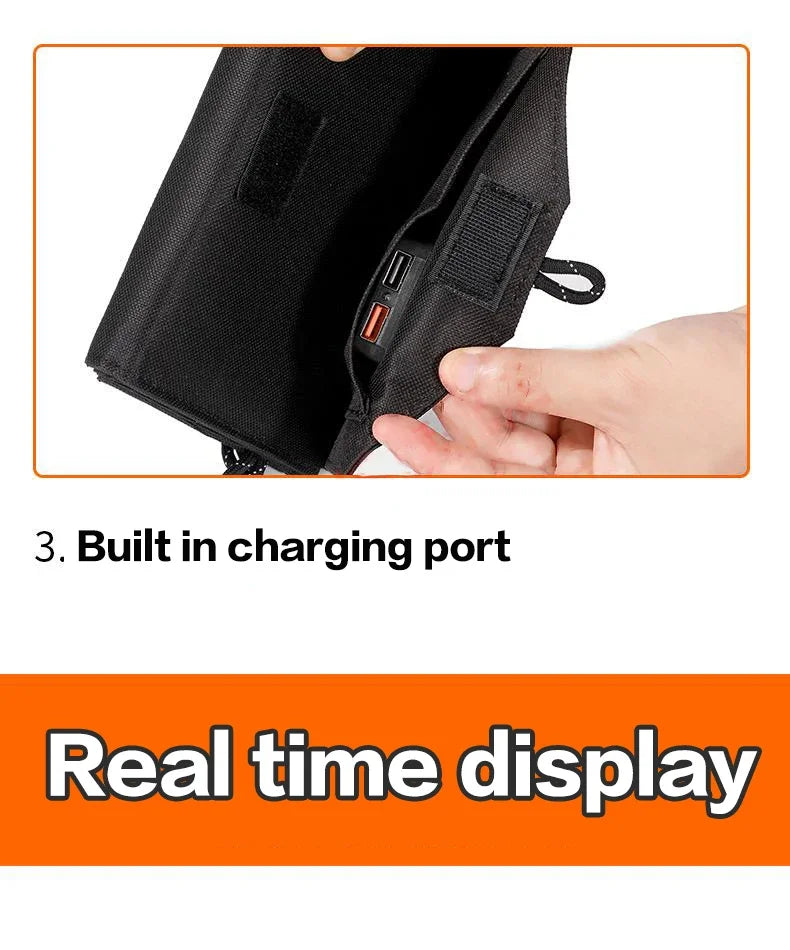 6 fold 800W Foldable solar panel 20w/h portable solar panels Fast charger USB 5V DC Full time solar panel mobile power supply 87x19x3cm