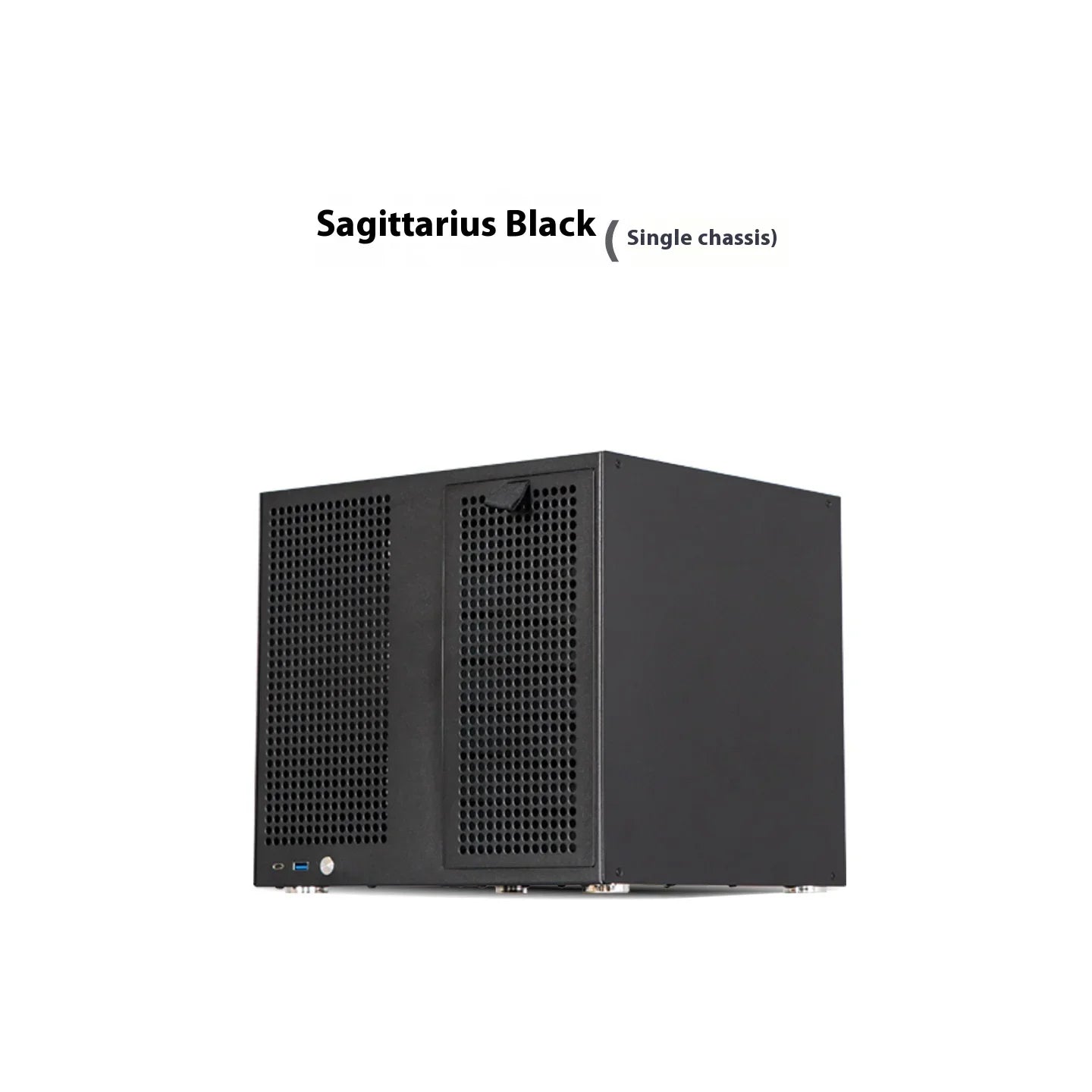8 Bay NAS Computer Case MATX NAS Chassis with ATX Power Supply Support Full Height PCIe Black 21.8L