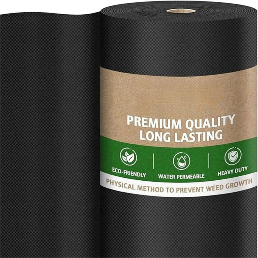 Premium Garden Weed Barrier Fabric Landscape Weed Control Ground Cover Soil Protection Roll 100 × 3000cm