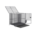 Dog Crate Dog Kennel Pet Crate Large Heavy Duty  Foldable 95 x 57 x 81 cm